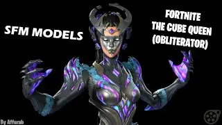 Source Filmmaker models - Fortnite - The Cube Queen (Obliterator style)