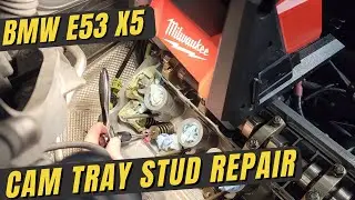 BMW M54 Cam Tray Stud Repair | Stripped Threads