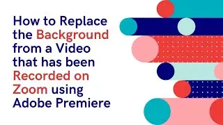 MNN Tutorials | How to replace the background from a Zoom call using Adobe Premiere