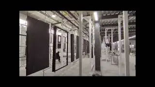 Fire Door Automatic Powder Coating Line | Zhyao Technology Company
