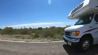 Tohono O'odham Nation, AZ- 86 West, N Tucson-Ajo Highway, Mile 87 to 79, 1 April 2019, GX047250