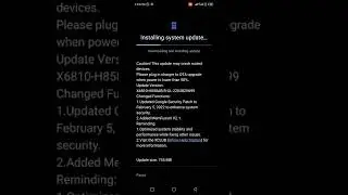 infinix zero x neo 😯😯😯 system update agya he jo kar skte he or new fichar system
