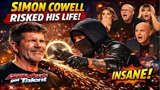 Simon Cowell Risked His Life For This Act! 😱 | America&rsquo;s Got Talent Most Dangerous Moment