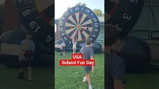 kids game day at school in USA #usa #viral #youtubeshorts #fun