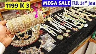 Mega Sale Till 31st January 1199 K 3 Bridal Bangles CZ AD Jewellery Nikah 6 Combo Set, Entry Mandap
