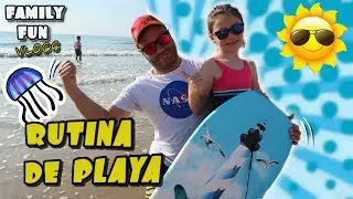 Rutina de playa en familia ⛱ 👪 Family Fun Vlogs