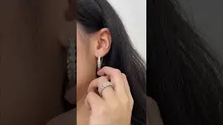 NEW STYLE DROPPED! Diamond Hoop Earrings, you have to love them!!