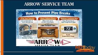 ND Today: Arrow Service Team - Preventing Frozen Pipes