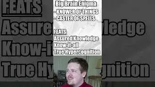 The SMARTEST CHARACTER in  #pathfinder2e