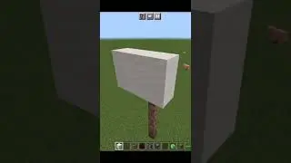 Simple Basketball Hoop in Minecraft #shorts