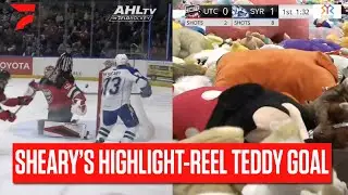 Conor Sheary Bats Puck Out Of Air For Highlight-Reel Teddy Bear Toss Goal