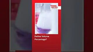 Volume Percentage? | Chemistry Basics | BoomEducation class 10 #shorts