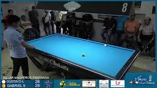 TORNEO INTERNACIONAL BILLAR MACHEROS UBALDO SANCHEZ VS JUAN ARANDA