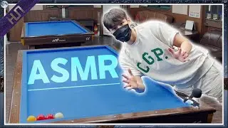 [ASMR?] 당구소리 근데 이제 TV소리를 곁들인 (public asmr) / billiards sound