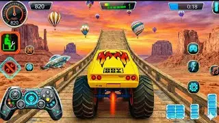 Monster Truck Mega Ramp Impossible Driver - Monster Truck Mega Ramp Racing - Android Gameplay 