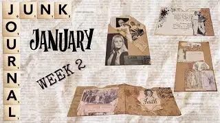 Junk Journal January Continues!  Week 2 Prompt + Create With Us