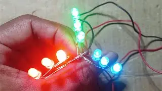 How To Make NO IC Adjustable LED Flip Flop / Flasher / Blinker Circuit ||