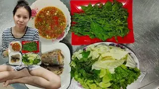 Fried Fish recipe delicious with Chili Source Cooking Homemade Chinese Food 😋😋
