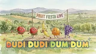 Dum Dum Fruit Dance 🍎🍌 | Kids Song & Fun Dance | Fruitopia Universe