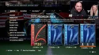Bateson87 Opens 400k TOTS PREMIUM PACK for ULTIMATE TOTS