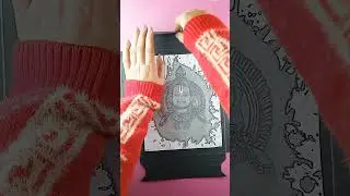 DIY frame for Drawing 😱😱😱 #diyframes #papercraft #diypaperframe #walldecor #framefordrawings #art
