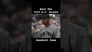 1933 Meet The N.Y. Giants Baseball Team #mlb #trendingshorts