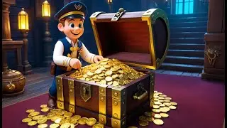 Captain Row Treasure Island | Pirate Adventure Song for Kids | Fun Treasure Hunt Rhyme