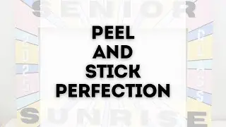 Peel and stick PERFECTION | Walgreens Photo adhesive posters