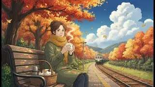Cozy Autumn Story | The Slowest Train Station & Steamed Buns 🍞✨ (Ghibli-Inspired ASMR)