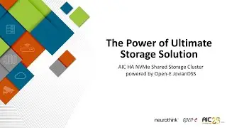 AIC Webinar : The Power of Ultimate Storage Solution