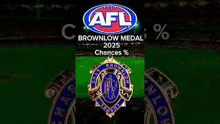 AFL Brownlow Medal 2025 Predictions #afl #shorts