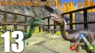 ARK: Survival Evolved - COMPY ARMY!  Breeding and Fighting  - S1EP13 Gameplay