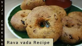 Instant Rava Medu Vada In 20 Mins-Crispy Breakfast Or Tea Time Snack | Easy & Tasty Sooji Medu Vada 