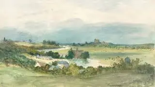TV Art 4K | Vintage Green Rural Landscape | French Artist, Antoine Chintreuil