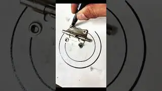 The Secret Latch Trick: Perfect Circles Without a Compass!Learn how #DIYHacks #ToolHacks #LifeHack