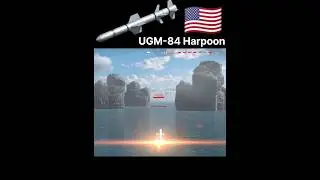 UGM-84 Harpoon Missile Damage Test Modern Warship #music #remix #gaming #modernwarships @ibragod