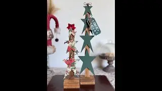 Primitive Star Stacked Christmas Tree - Christmas - Dec 2025