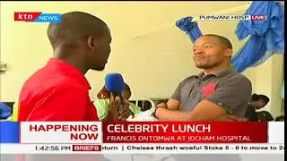 Celebrity lunch: KTN News anchors share a meal with patients at the Pumwani maternity hospital