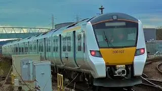 Brand New Thameslink Desiro City Class 700 - 700107 At Three Bridges On Test 8/3/16