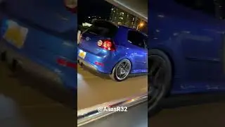MK5 Golf R32 VR6 Turbo Shoots Flame While Cruising