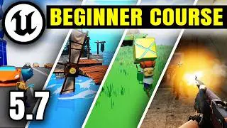 The Unreal Engine 5 Ultimate Beginners Course: Create 4 Games
