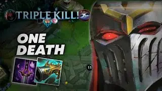 WILD RIFT ZED : ONE DEATH GAMEPLAY IN JUNGLE SEASON 10 !