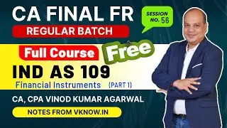 CA Final FR IND AS 109 - Lecture 1 |Financial Instruments