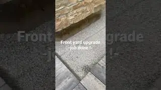 Front yard upgrade job done !