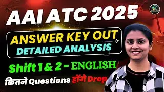 AAI ATC 2025 English Official Questions Solved 🔥Set-Wise Analysis + Concepts Explained #aaiatc2025