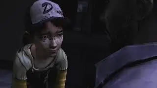 The walking dead- clementine shoots Lee