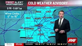 First Alert Forecast: Another cold weather advisory tonight