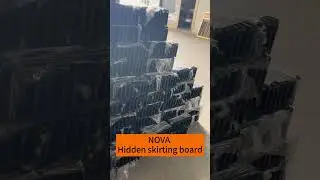 Elevate Your Project Aesthetics with NOVA Aluminum Hidden Skirting Board!