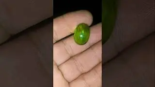 Peridot Gem Cabochon #shorts #gemstone #youtubeshorts