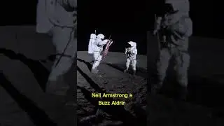 As Filmagens Hist&oacute;ricas do Pouso na Lua #shorts